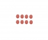 Bouchon Recycle Rouge 7598 Grappe x 8