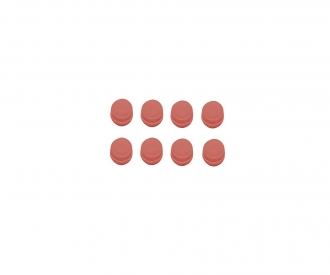 Bouchon Recycle Rouge 7598 Grappe x 8