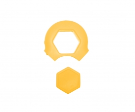 HEXAGONE+CONTOUR JAUNE 1235 GRAPPE HEXAGONE+CONTOUR JAUNE 1235 GRAPPE