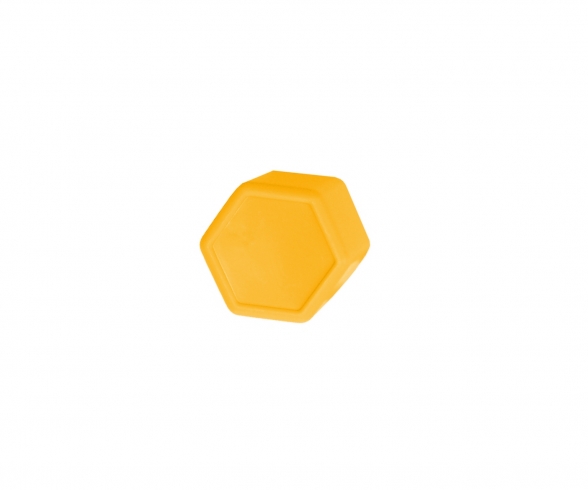 FORME HEXAGONE JAUNE 1235