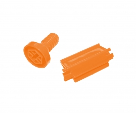 CLIP PLATEAU+VIS ORANGE 166 GRAPPE