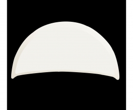 TABLETTE DEMI ROND SUP BLANC CREME TABLETTE DEMI ROND SUP BLANC CREME