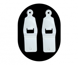 2 PINCES FIXATION TABLETTE NATUREL 2 PINCES FIXATION TABLETTE NATUREL