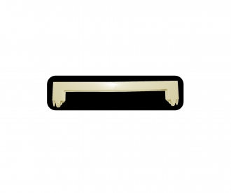 POIGNEE PORTE BLANC CREME