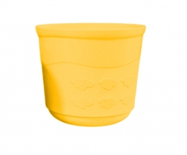 Ens.3 Gobelets MM Recycle Jaune 1235