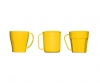 MUG ASSORTIS X 3 JAUNE 1235 GRAPPE
