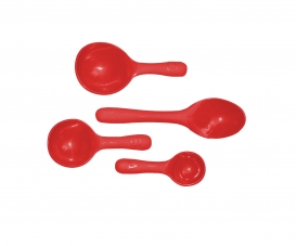 CUILLERE+3CUILLERES ROUGE 7597 CUILLERE+3CUILLERES ROUGE 7597