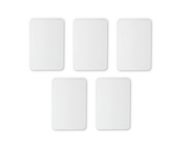 Carte Credit + Tickets Blanc recycl?