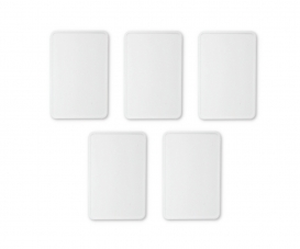 Carte Credit + Tickets Blanc recycl?