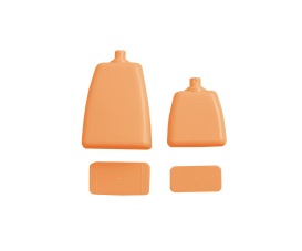 Flacon Pm+Gm Recyclé Orange 472 Grappe