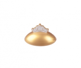 Couvercle Couronne Or Metal