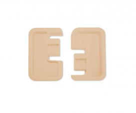 2 ETAGERES FRONTON BEIGE 467 2 ETAGERES FRONTON BEIGE 467