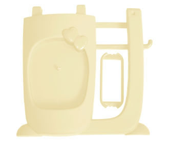 Pied Avant+Etagère Recyclé Beige 9223