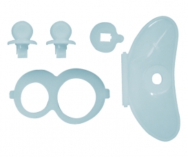 PORTE+CLE+MASQUE BLEU TRANSLU.5523 PORTE+CLE+MASQUE BLEU TRANSLU.5523