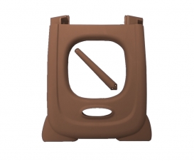 Pied + Equerre Marron 7567 Pied + Equerre Marron 7567