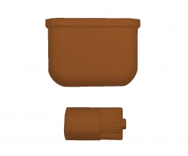 Bac Rangement + Rouleau Marron 7567