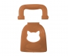 Porte Cage+Poignee Marron 7567