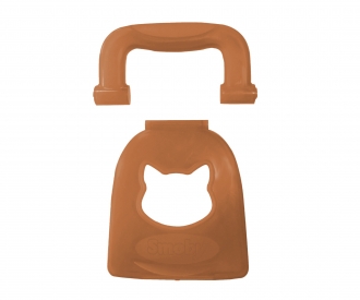Porte Cage+Poignee Marron 7567
