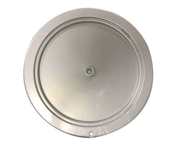 Cadre Miroir Gris Metallise