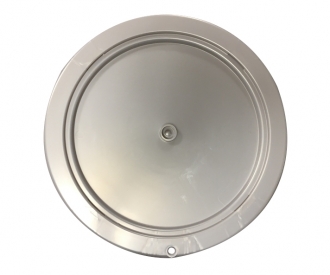 Cadre Miroir Gris Metallise