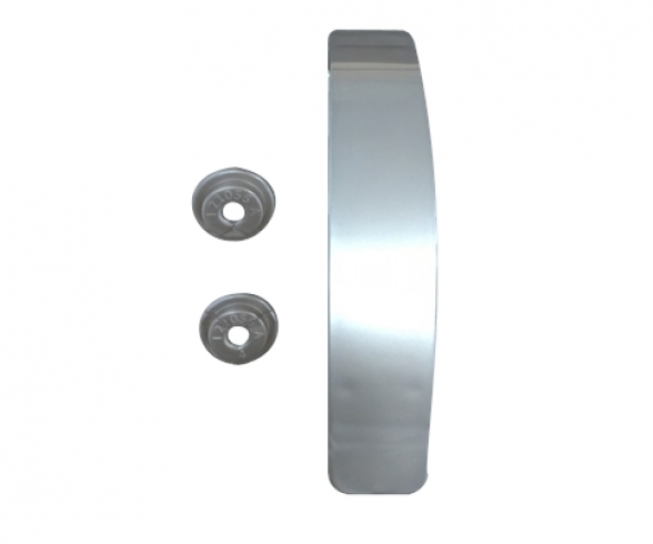 Garde-Corps + 2 Pions Gris Metallis