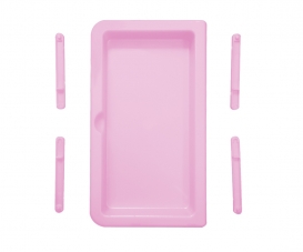 Tablette Vanity + Bielles Rose 515