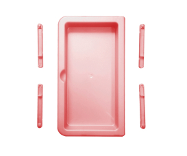 Tablette Vanity+Bielles Rose2341