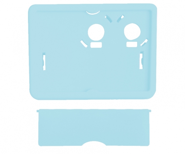 Tiroir+Support Miroir Bleu 318
