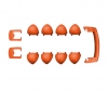 POIGNEE+VERROU+COINS ORANGE 166 POIGNEE+VERROU+COINS ORANGE 166