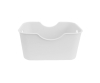 Panier à Linge Recyclé Blanc Crème