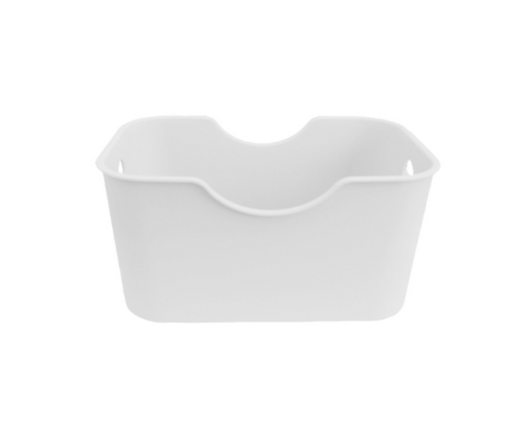 Panier ? Linge Recycl? Blanc Cr?me