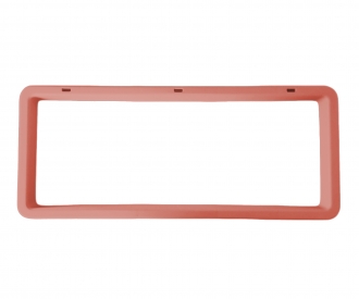 Cadre Jardiniere Rouge 7598