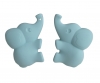 ELEPHANT FIGURINE BLEU 5523 GRAPPE