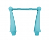 Support Cadre Miroir Bleu 318