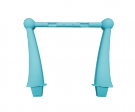 Support Cadre Miroir Bleu 318