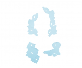 DECOR COIFFEUSE FROZEN BLEU 290 DECOR COIFFEUSE FROZEN BLEU 290