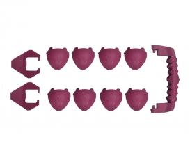 POIGNEE+VERROUS+COINS VIOLET 689 POIGNEE+VERROUS+COINS VIOLET 689