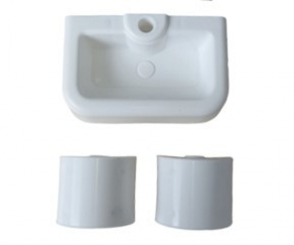 PQ + Lavabo Recyclé Blanc Grappe