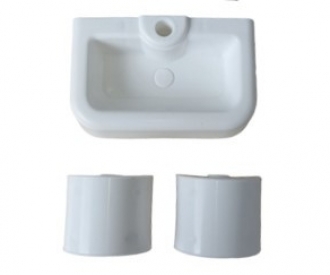 PQ + Lavabo Recycl? Blanc Grappe