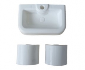 PQ + Lavabo Recyclé Blanc Grappe