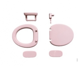 Abattant+D?rouleur+Robin. Rose 5025