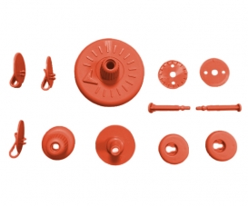 3 BADGES+MOLETTE RADAR ROUGE 7597 3 BADGES+MOLETTE RADAR ROUGE 7597