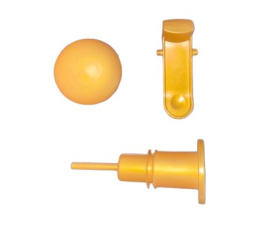 Piston+Bascule Recyclé Doré 10122 Grappe