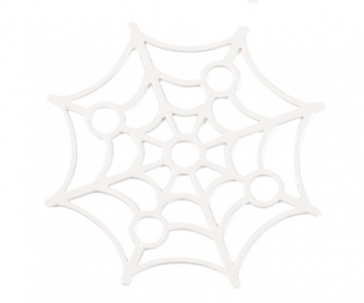 TOILE SPIDEY BLANC