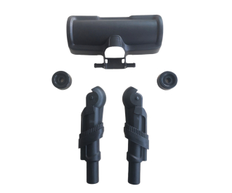 Tête Aspi + Coude + Roulettes Gris 425