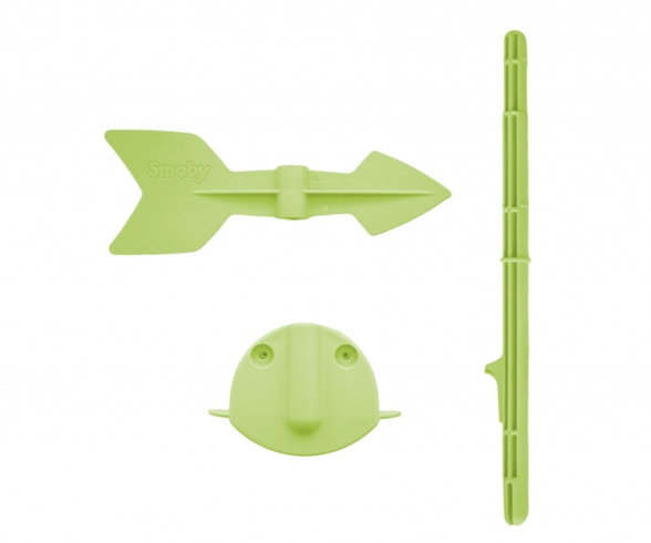 Mat 3 Picots+Fleche+Support Vert 7492