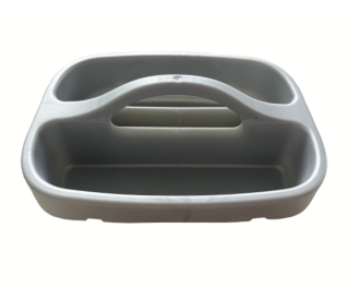 Panier Recyclé Gris Métal 877