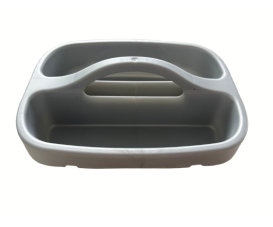 Panier Recyclé Gris Métal 877