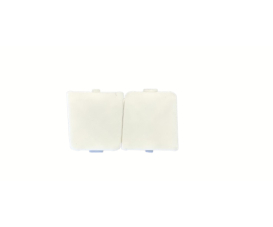 2 Caches PM recyclé Blanc Creme (Grappe)