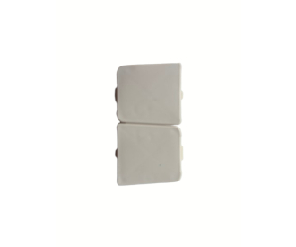 2 Caches PM recyclé Beige 4685 (Grappe)